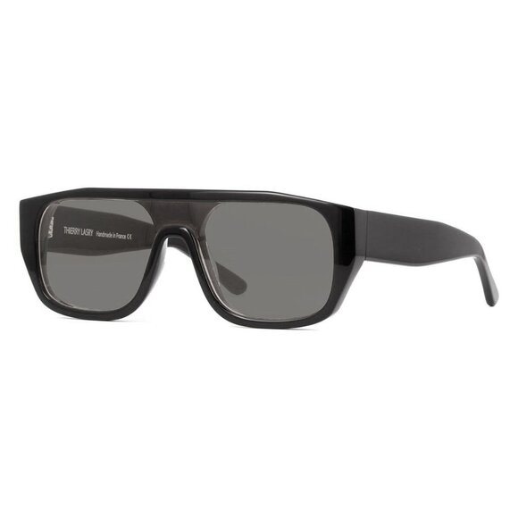 New THIERRY LASRY Black Shield Klassy 101 Sunglasses Women - Picture 1 of 4
